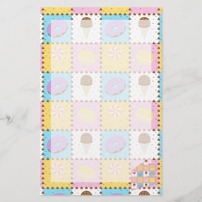Sweet Cravings Stationery (Front)