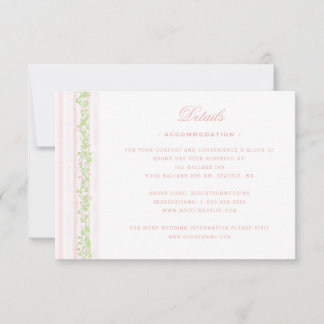 Sweet Crest w/ Blush Pink Bow Details Thank You Card