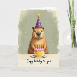 Sweet Critter Birthday Card