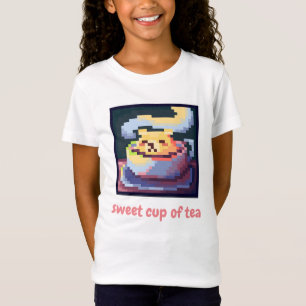 sweet cup of tea, pixelart, Pixel Art, shirt