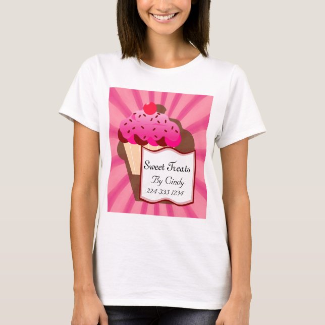 Sweet Cupcake Bakery T-Shirt (Front)
