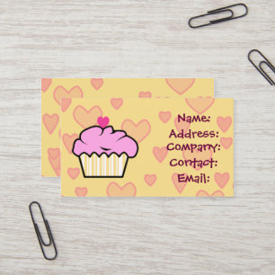 sweet cupcake business Cards