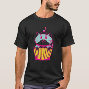 Sweet Cupcake Cat Muffin T-Shirt