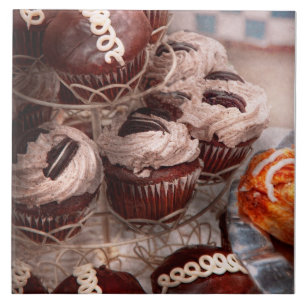 Sweet - Cupcake - Cupcake mountain Tile