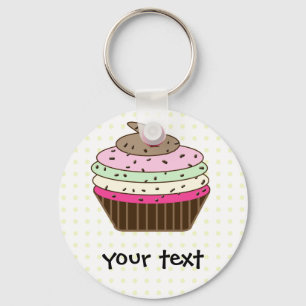 Sweet Cupcake Key Ring