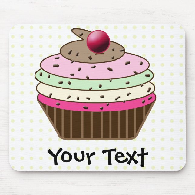 Sweet Cupcake Mouse Mat (Front)