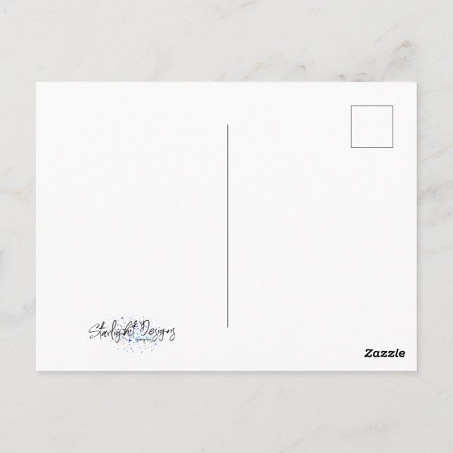 Sweet Cupcake Postcard (Back)