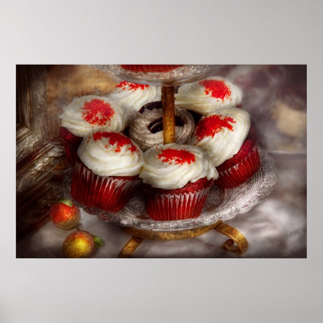 Sweet - Cupcake - Red velvet cupcakes Poster (Front)