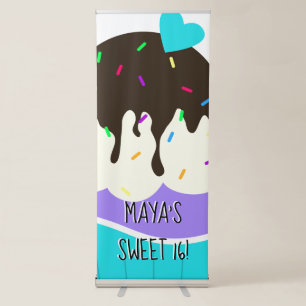 Sweet Cupcake Retractable Banner