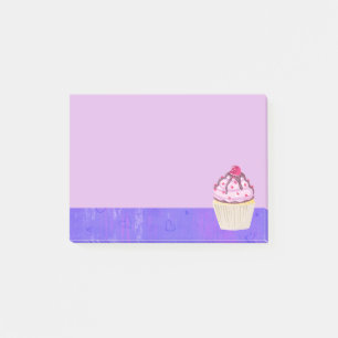 Sweet Cupcake with Raspberry on Top Post-it Notes