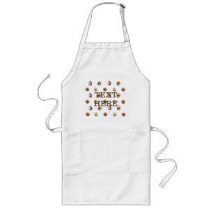 Sweet Cupcakes Custom  Long Apron