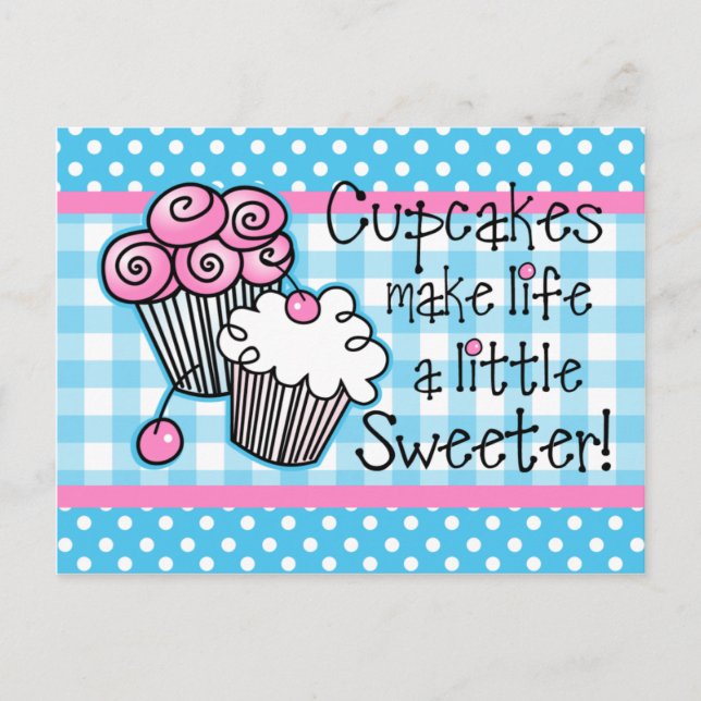 Sweet Cupcakes Recipe Card (Front)