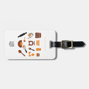Sweet Cute Baking Tools Art Luggage Tag