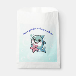 Sweet Cute Kawaii Shark Baby Shower Favour Bags