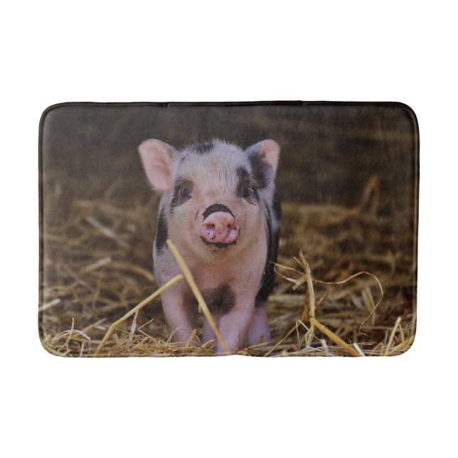 Sweet Cute Pig Bath Mat (Front)