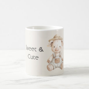 Sweet Cute Pig Farm Animal Coffee Mug