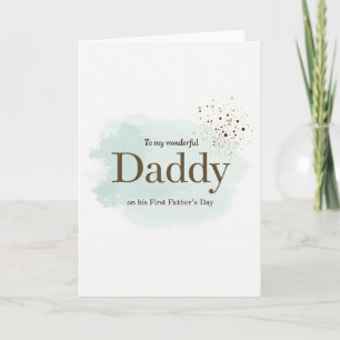 Sweet Daddy Milestone Card