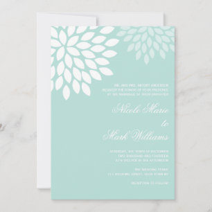 Sweet Dahlias Wedding Invitation