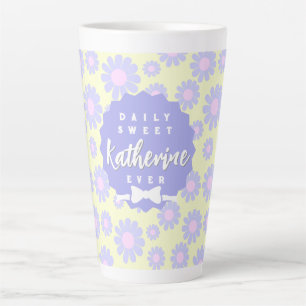 Sweet Daisy Baby Yellow Purple Pink Mug