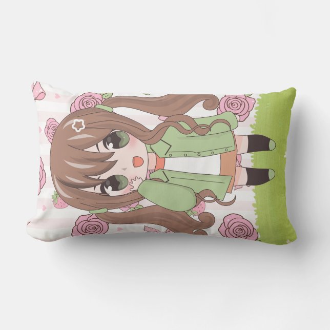 sweet dalls anime style lumbar cushion (Front)