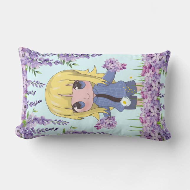 sweet dalls anime style lumbar cushion (Front)