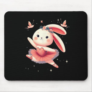 Sweet Dancing Ballerina Bunny Ballet Rabbit Girl F Mouse Mat