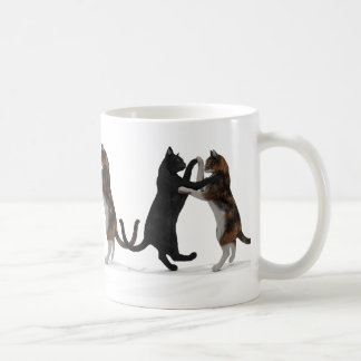 Sweet Dancing Cats Coffee Mug
