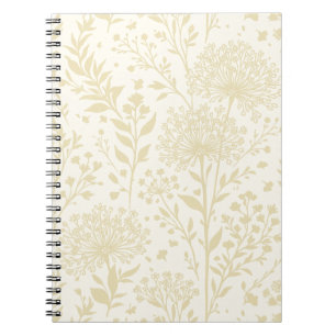 Sweet Dandelion Golden Wheat - Neutral Notebook