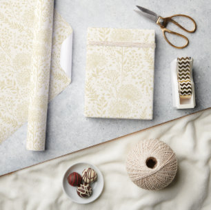 Sweet Dandelion Golden Wheat - Neutral Wrapping Paper