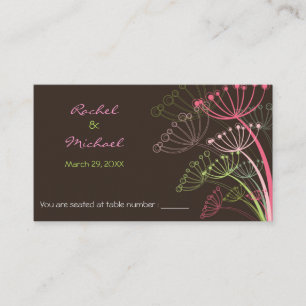 Sweet Dandelions Guest Table Card /