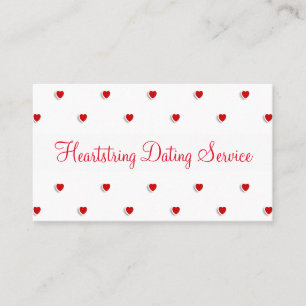 Sweet Dating Service Business Card