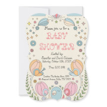 Sweet Delicate Snails Baby Shower