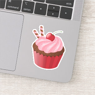 Sweet Delicious Cherry Cupcake
