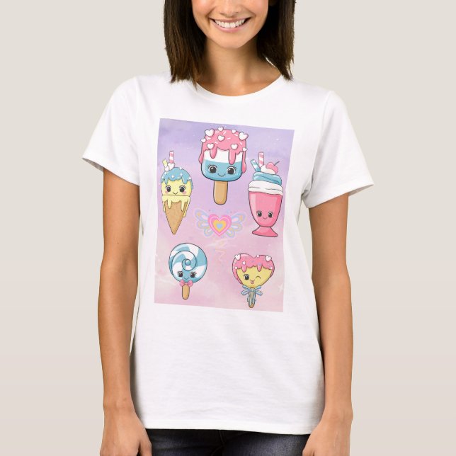sweet desert editable T-Shirt (Front)