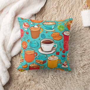 Sweet Dessert & Drink Art Cushion