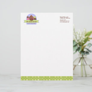 Sweet Desserts Bakery Personalised Letterhead