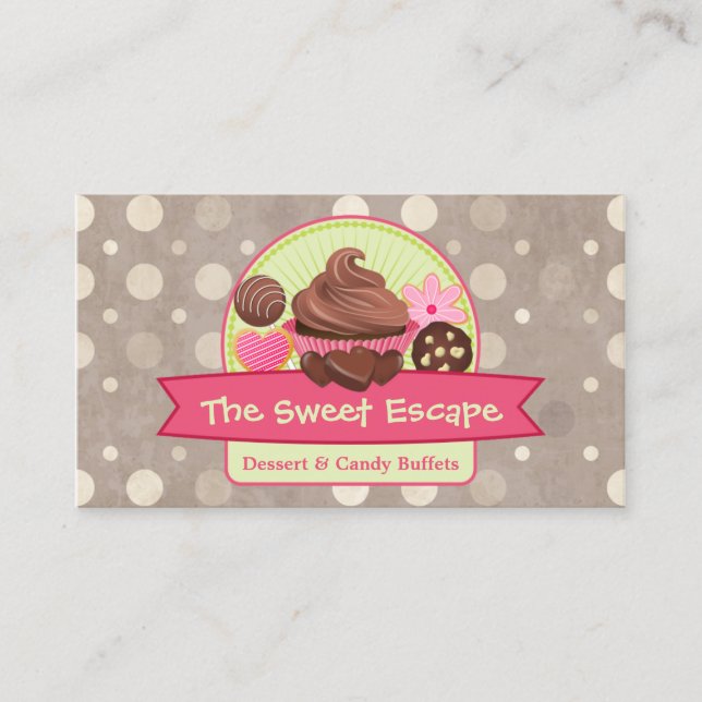 Sweet Desserts Business Card (Front)
