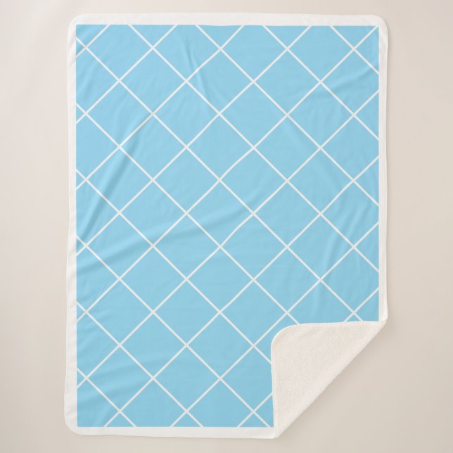 SWEET DIAMOND, Fleece  Sherpa Blanket (Front)