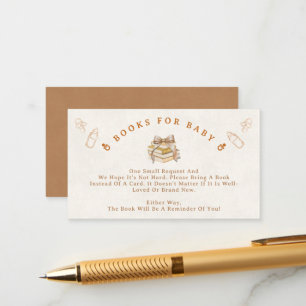 Sweet Diaper Raffle Baby Shower Books For Baby Enclosure Card