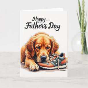 Sweet Dog Dad Moment Art Card
