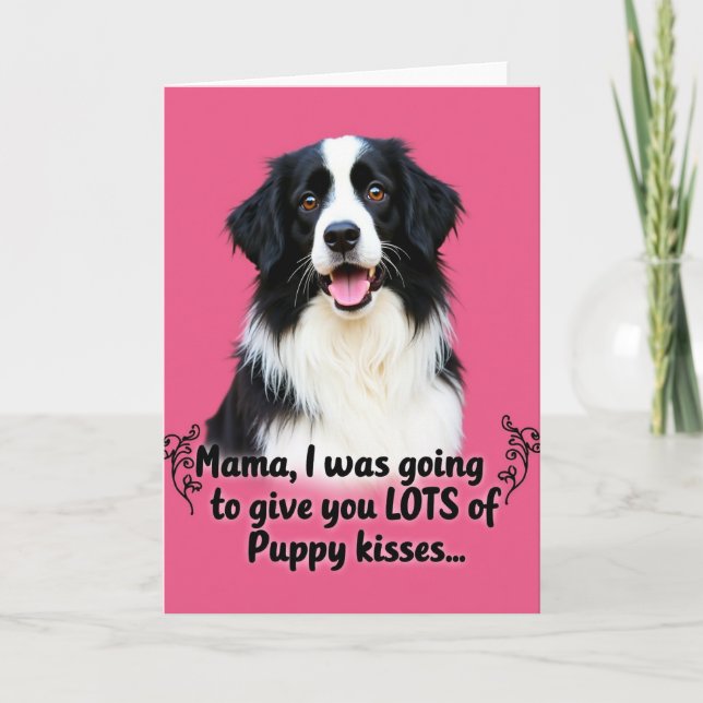 Sweet Dog Mamas Day Card (Front)
