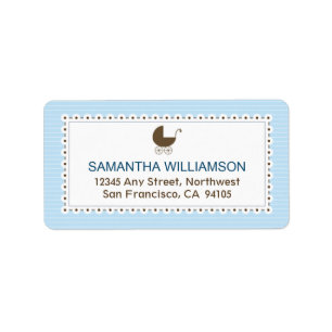 Sweet Doily Return Address Labels (pink)
