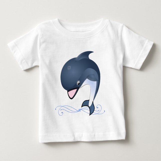 Sweet Dolphin 2 Baby T-Shirt (Front)