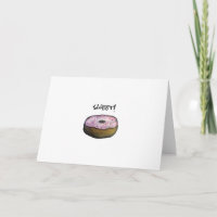 Sweet Donut Card, Birthday, Congratulations
