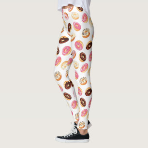 Sweet Donut Pattern Leggings