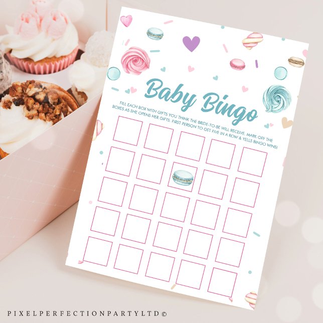 Sweet Doughnut Baby Bingo Games Invitation (Creator Uploaded)