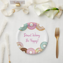 Sweet Doughnut Birthday | Colourful Kids Party - 