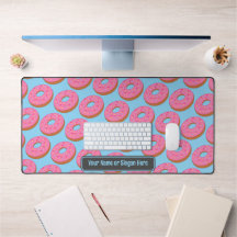 Sweet Doughnut Rings - Pink / Blue - Add Funny Tex