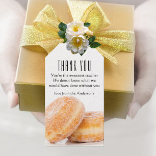 Sweet Doughnut Thank You Gift Tag