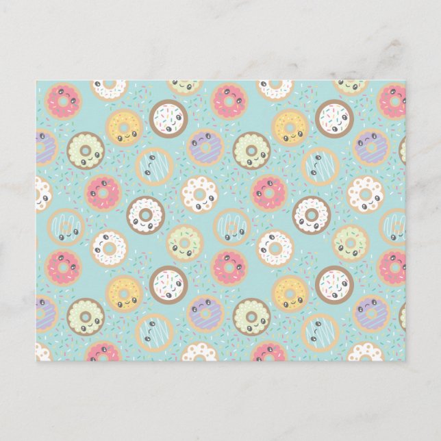 Sweet Doughnuts Postcard (Front)